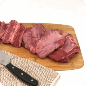 Говяжье мясо, обрезь с головы